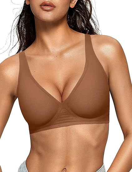 Deep V Push Up Bras No Underwire