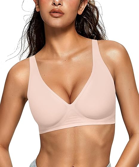 Deep V Push Up Bras No Underwire